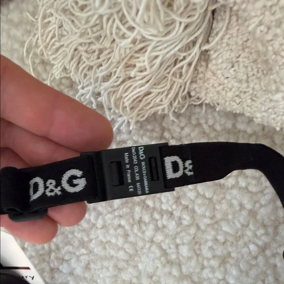 D&G Gold and Black Sport Goggles D&G Gold and Black Sport Goggles main image 4